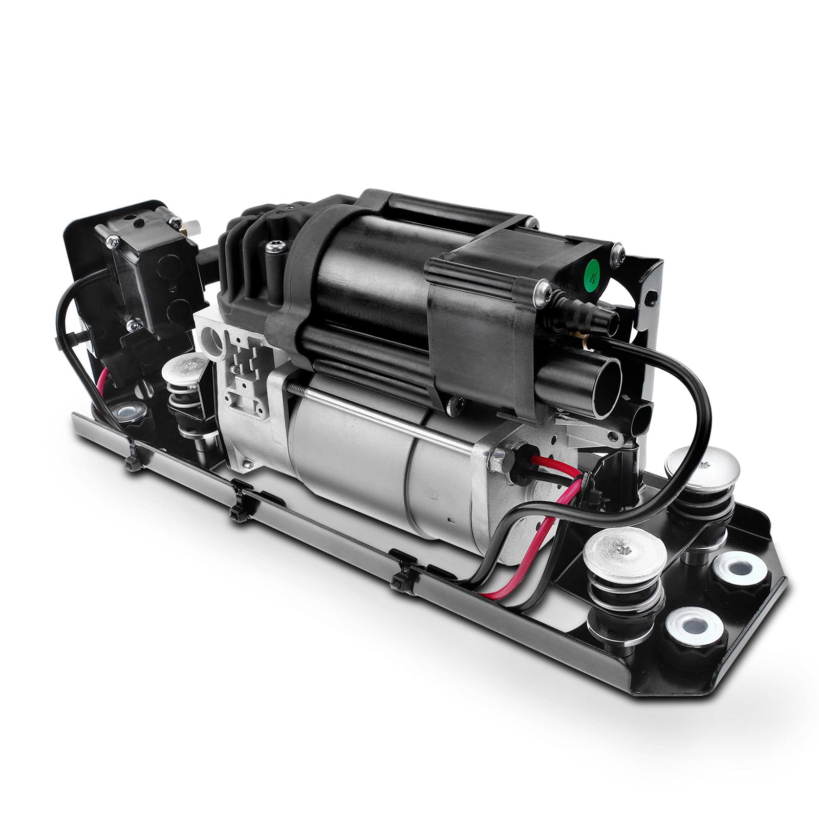 Frankberg Compresor de suspensión neumática con soporte y bloque de | Compatible con: Serie 5 Gran Turismo F07, Serie 7 F01 F02 F03 F04, Serie 5 Touring F11