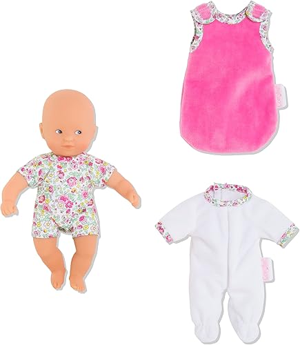 Miniatura 5 de Corolle Mini Calin Good Night Blossom Garden - Juego de muñeca suave de 8 pulgadas y traje que incluye pijama y bolsa para dormir aroma a vainilla