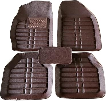 Car Floor Mat Compatible with Suzuki Vitara Grand Vitara All Model Auto Rug Carpets Footbridge Accessories Styling Interior PartsCoffee