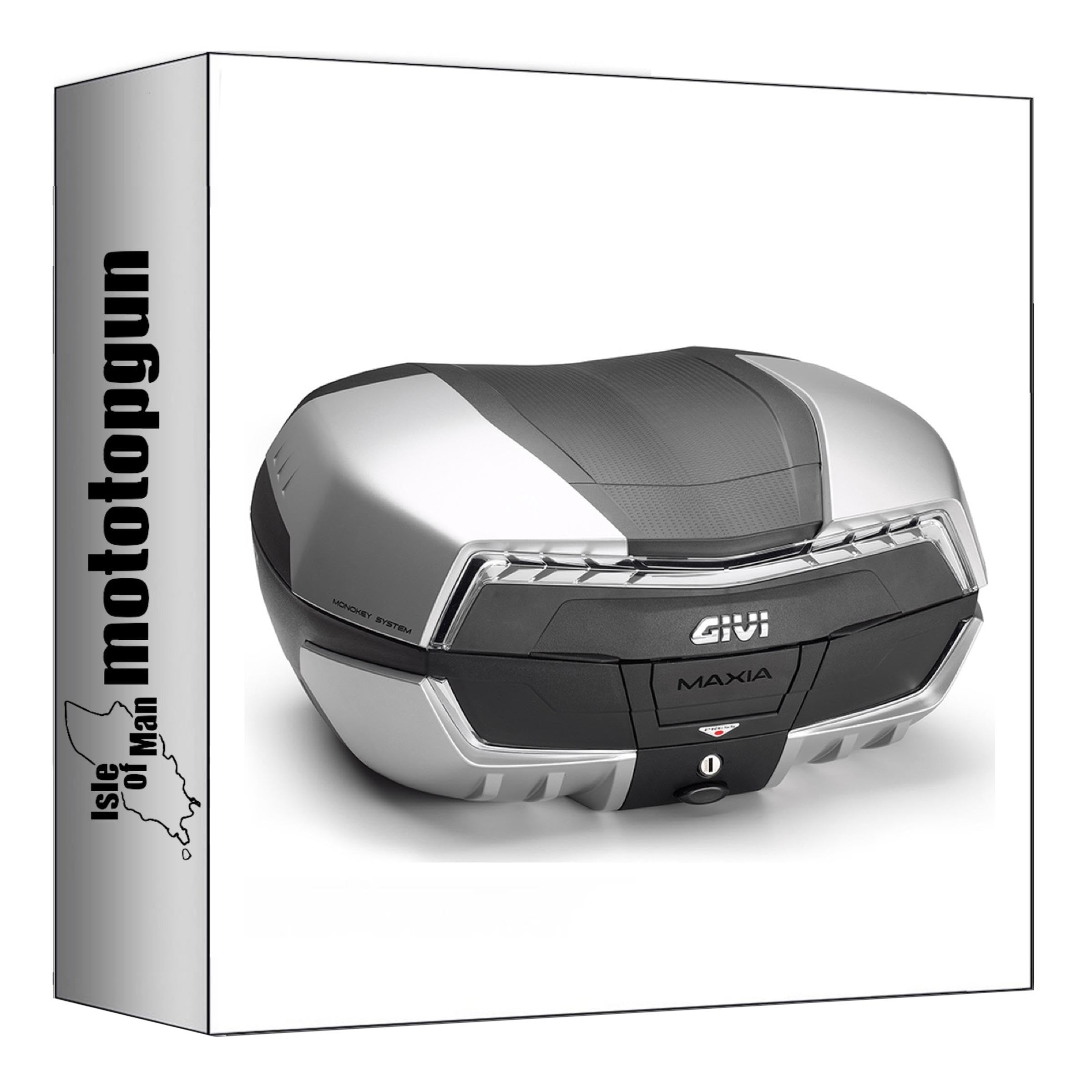 Givi v58nt maxia 5 top case rigide 58L pour sécuriser deux casques