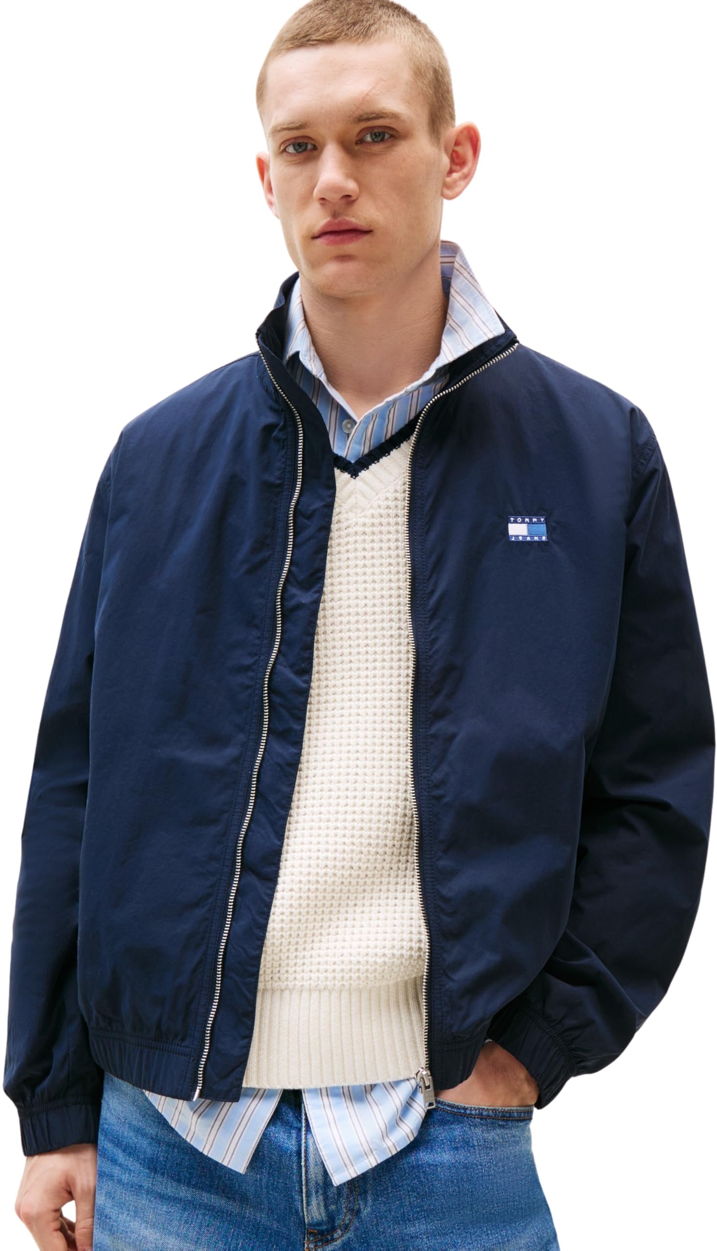 Tommy Jeans Blue Water Repellent Regular Jacket - Navy - Xl