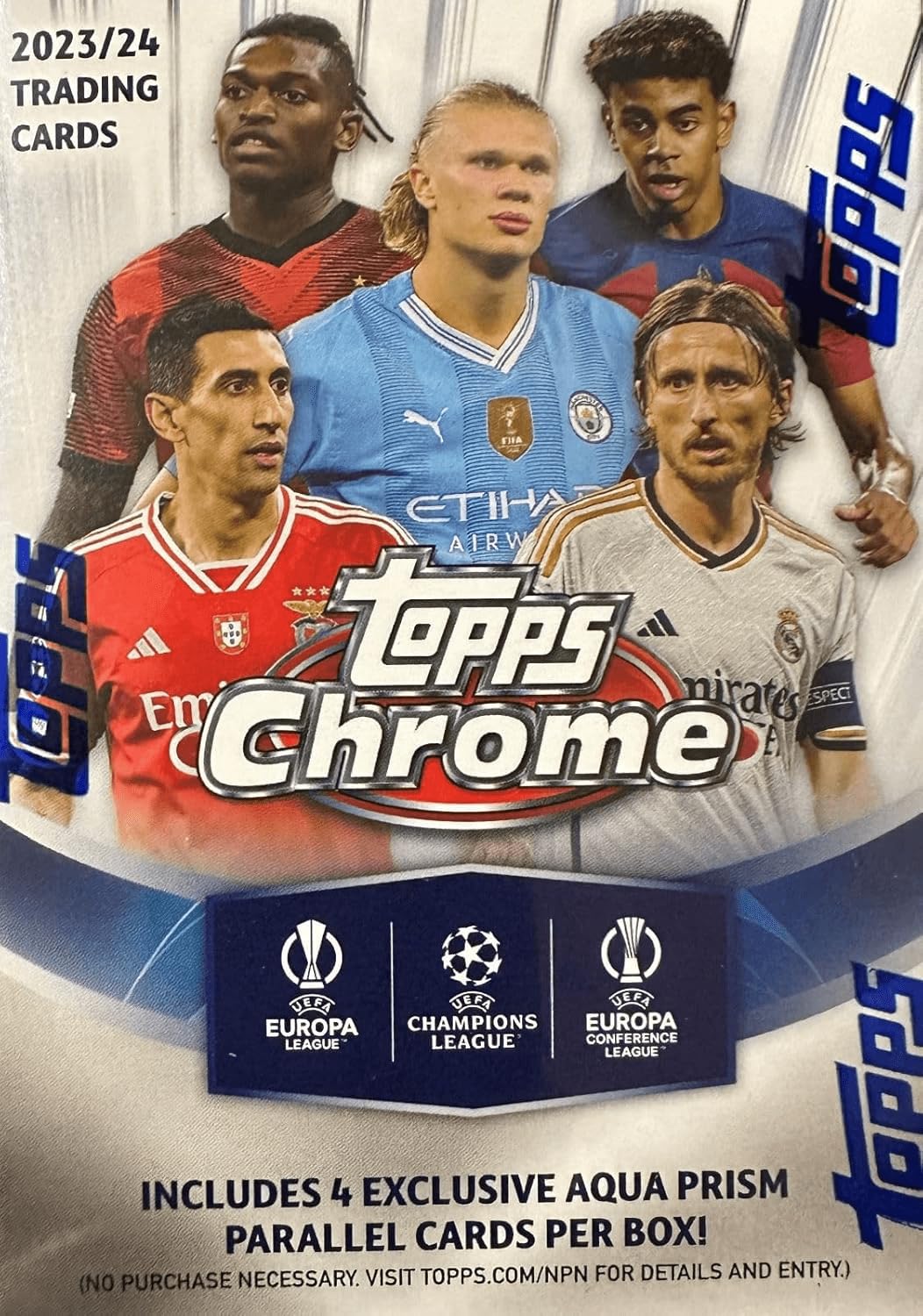 Topps 2023/24 - Caja de Valor cromada para competiciones de Clubes de la UEFA