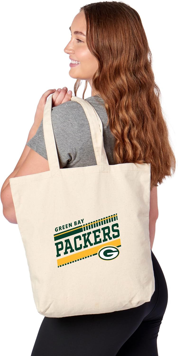 Northwest NFL Unisex Canvas Tote Bag With Shoulder Straps