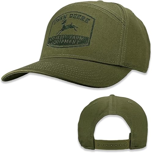 John Deere Gorra de béisbol Gorra de camionero Blackout Vintage Marca de fábrica Oliva, Verde -Oliva
