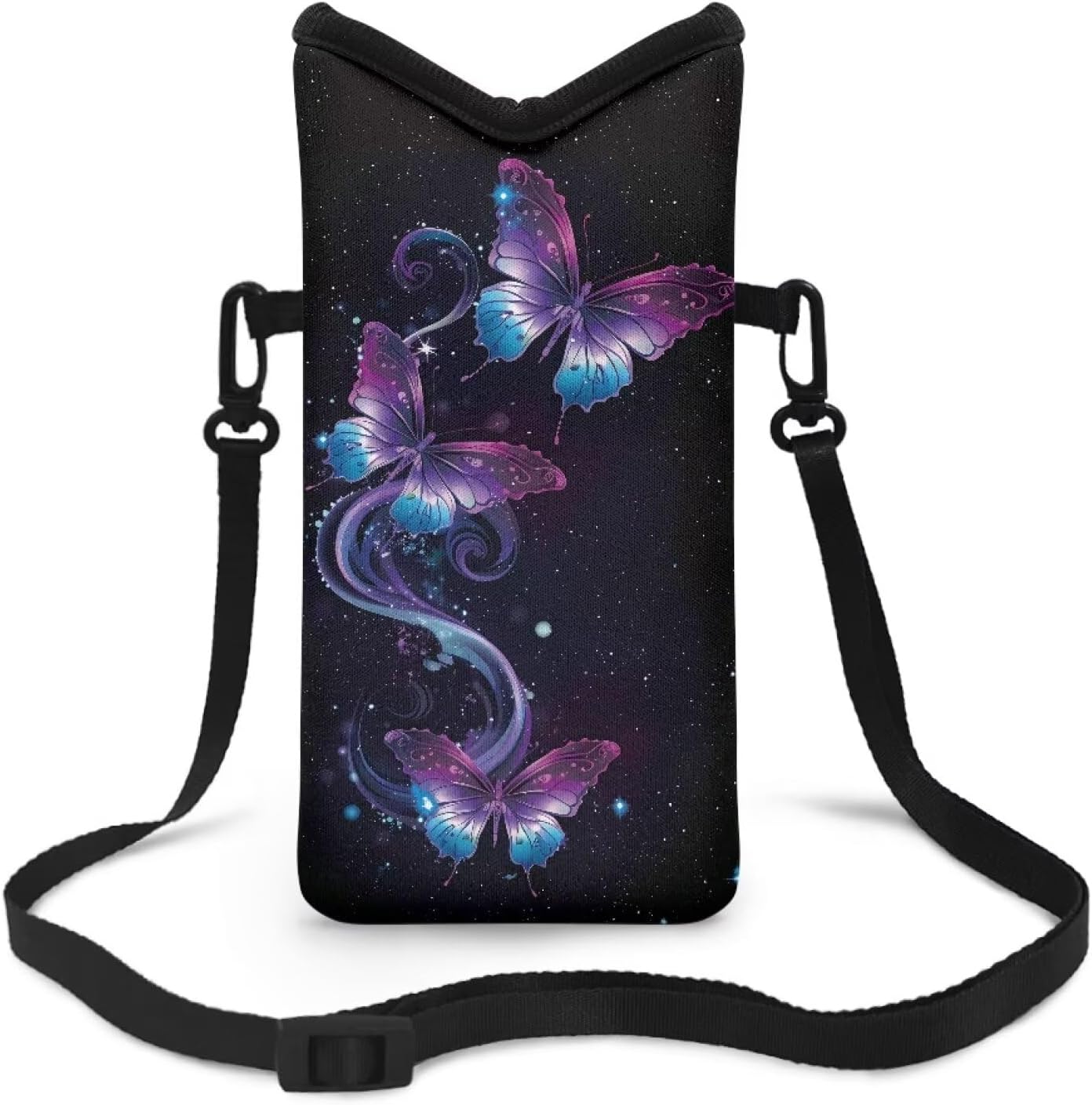 Crossbody Phone Bag Waterproof Mini Cellphone Purse Bag with Adjustable Strap Fits Most Smartphones, 8'' x 4''