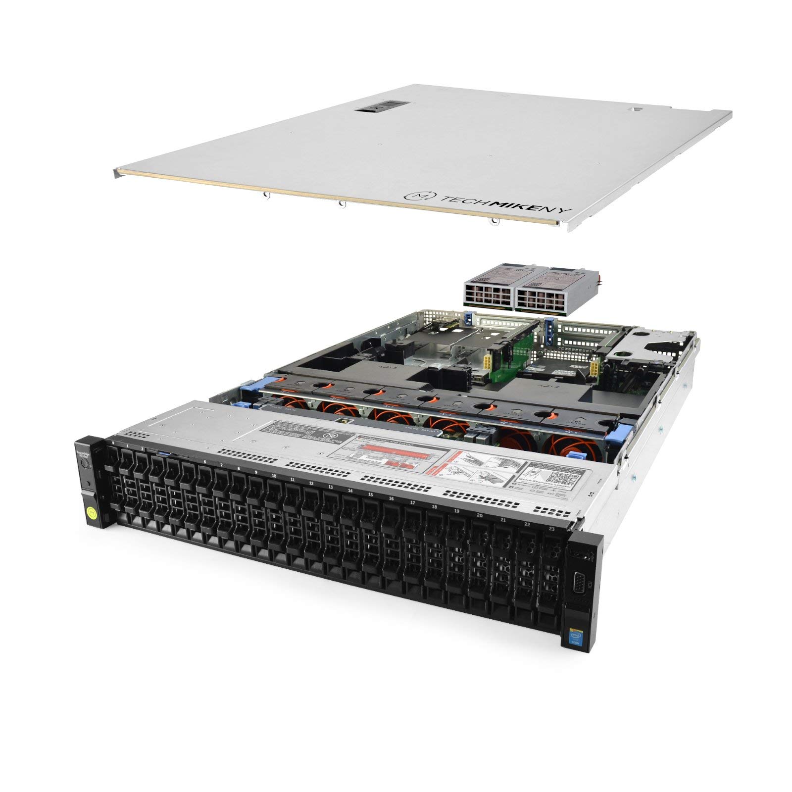 TechMikeNY Server 2X E5-2687Wv4 3.00Ghz 24-Core 1.0TB RAM PowerEdge R730xd (Renewed)