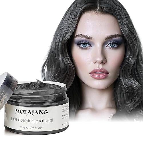 Black Temporary Hair Color Wax - SOVONCARE Washable Gray Hair