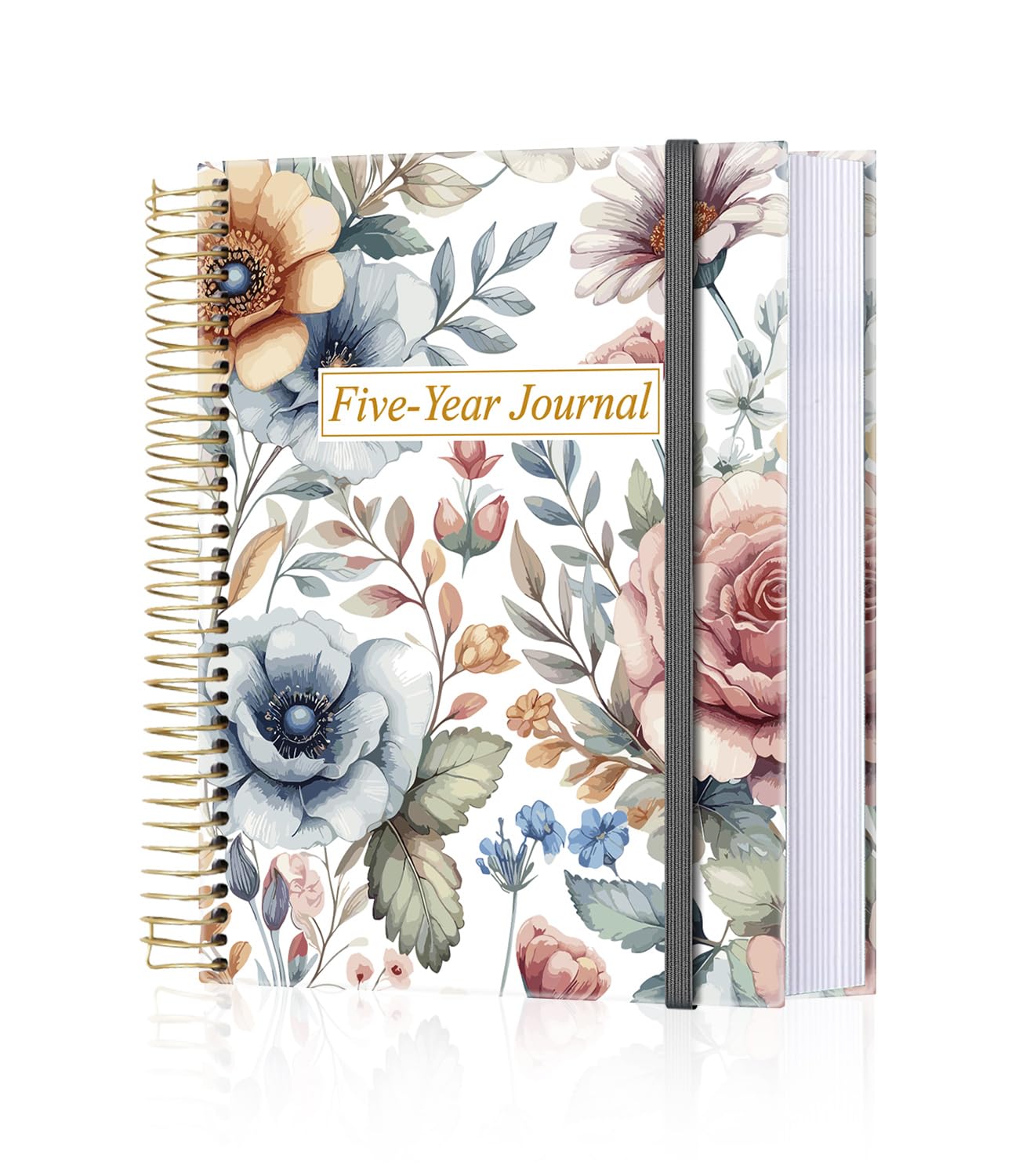 5 Year Journal | One Line a Day Jouranl | Quick and Easy Five Year Daily Journal System | Five Year Day by Day Planner for Woman & Man, 8.5'' x11'',