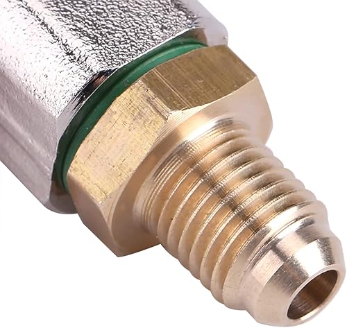 Miniatura 7 de R134 AC Conector rápido bajo acoplador rápido Adaptador de acoplador de aire acondicionado Núcleo de válvula extractora (rojo de alto voltaje)