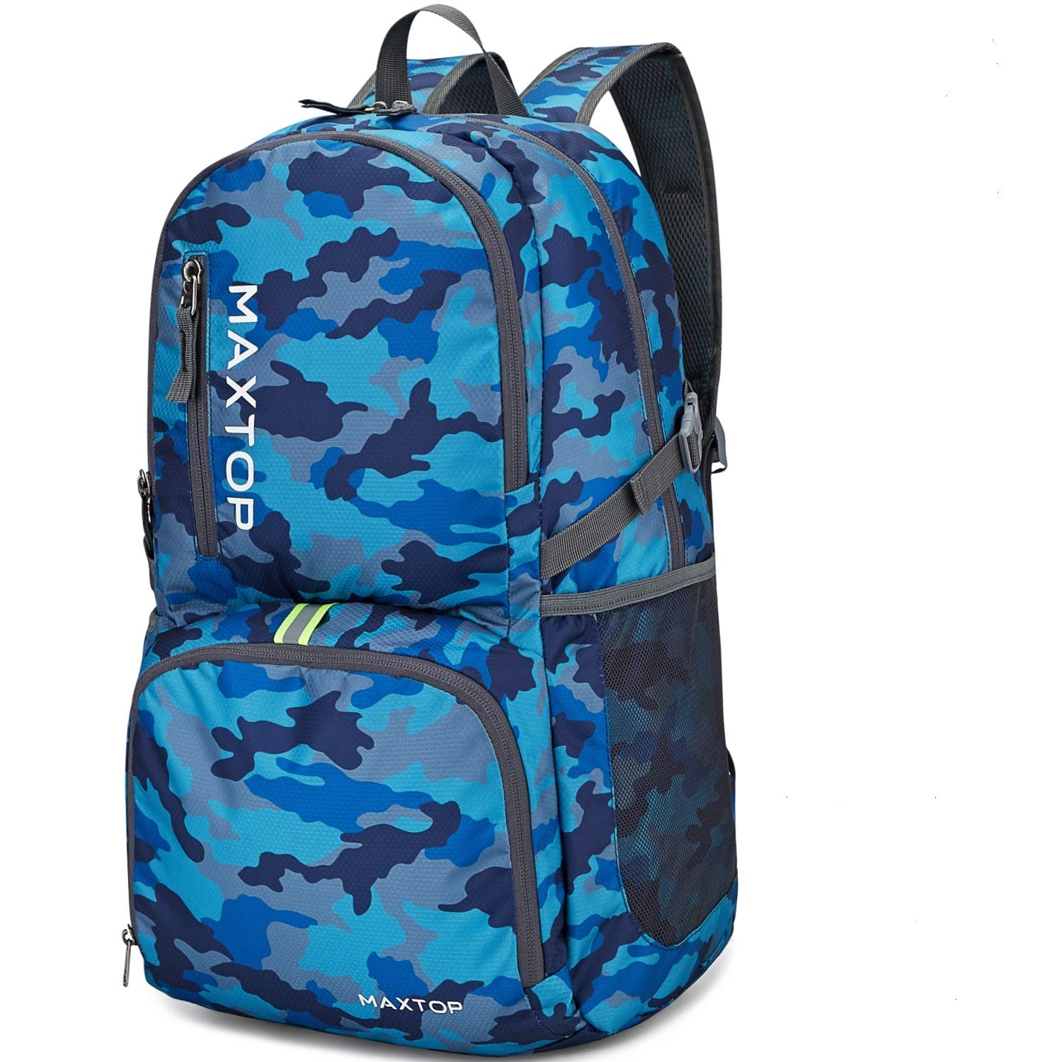 MAXTOP Ultraleichter Wanderrucksack Herren Damen Faltbar & Packbar, Trekking Rucksack Wasserdicht für Outdoor, Camping, Wandern, Reisen Daypack 30L/40L/50L
