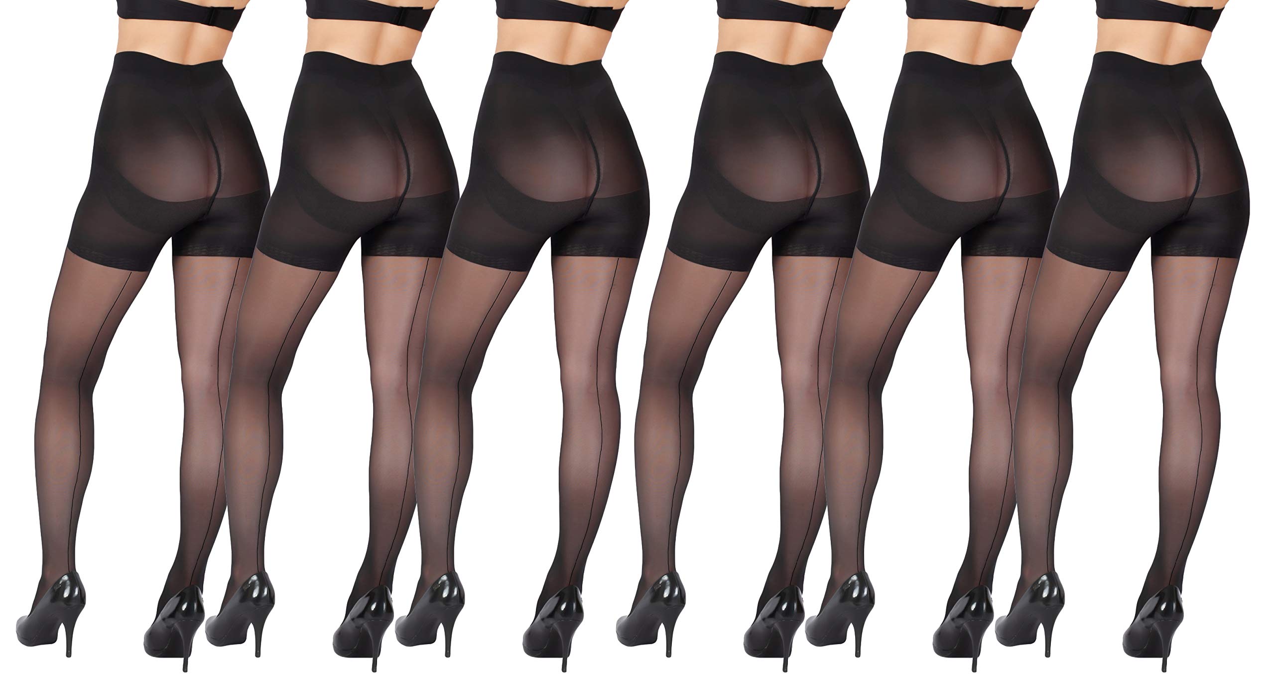 Giulia Collant a compressione, 20 denari, con cuciture Po Push Up