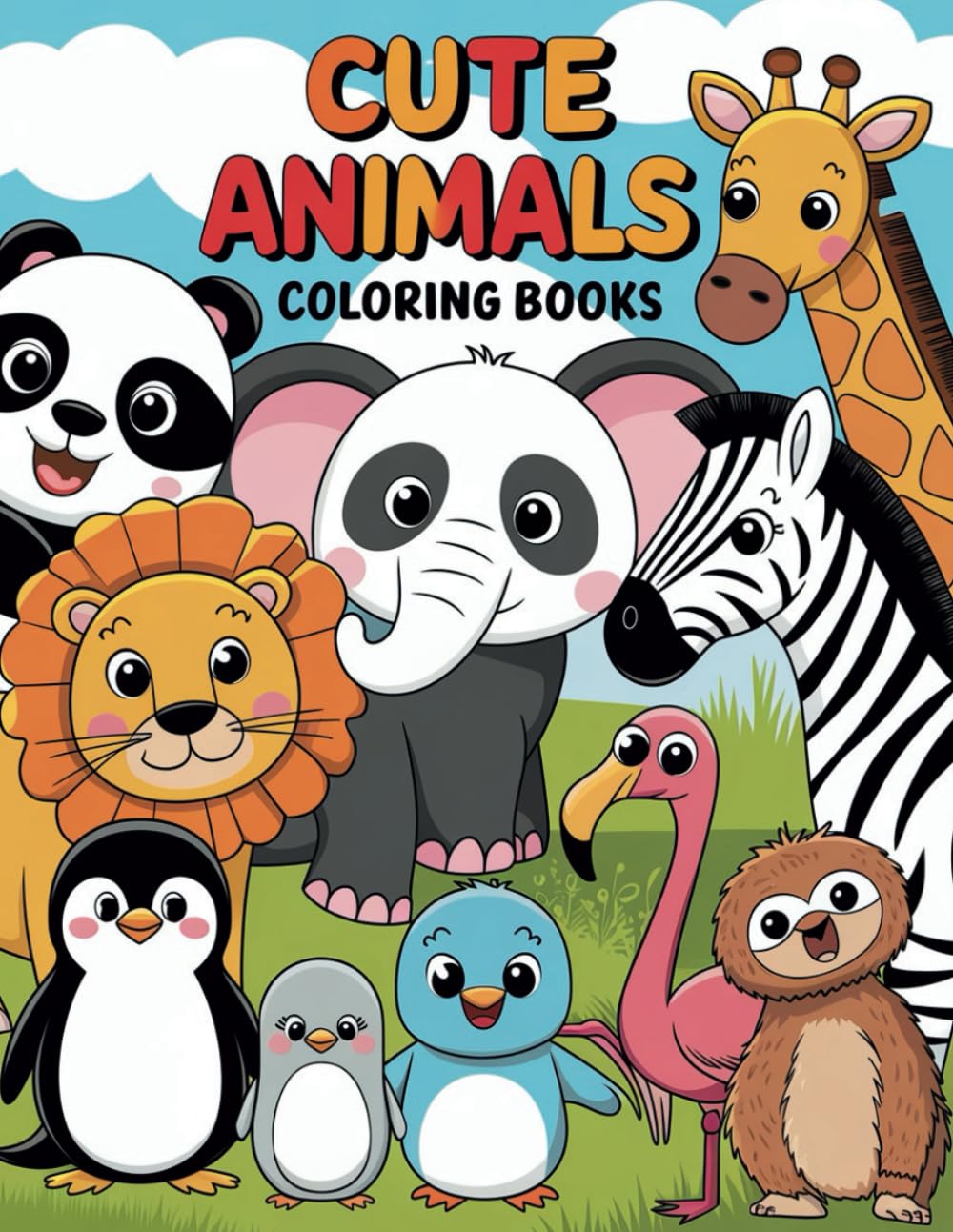 Coloring Fun with Adorable Little Animal Friends: A Delightful and Engaging Coloring Book Full of Cute and Playful Creatures from the Forest, Farm, and Jungle – Perfect for Kids Who Love Animals