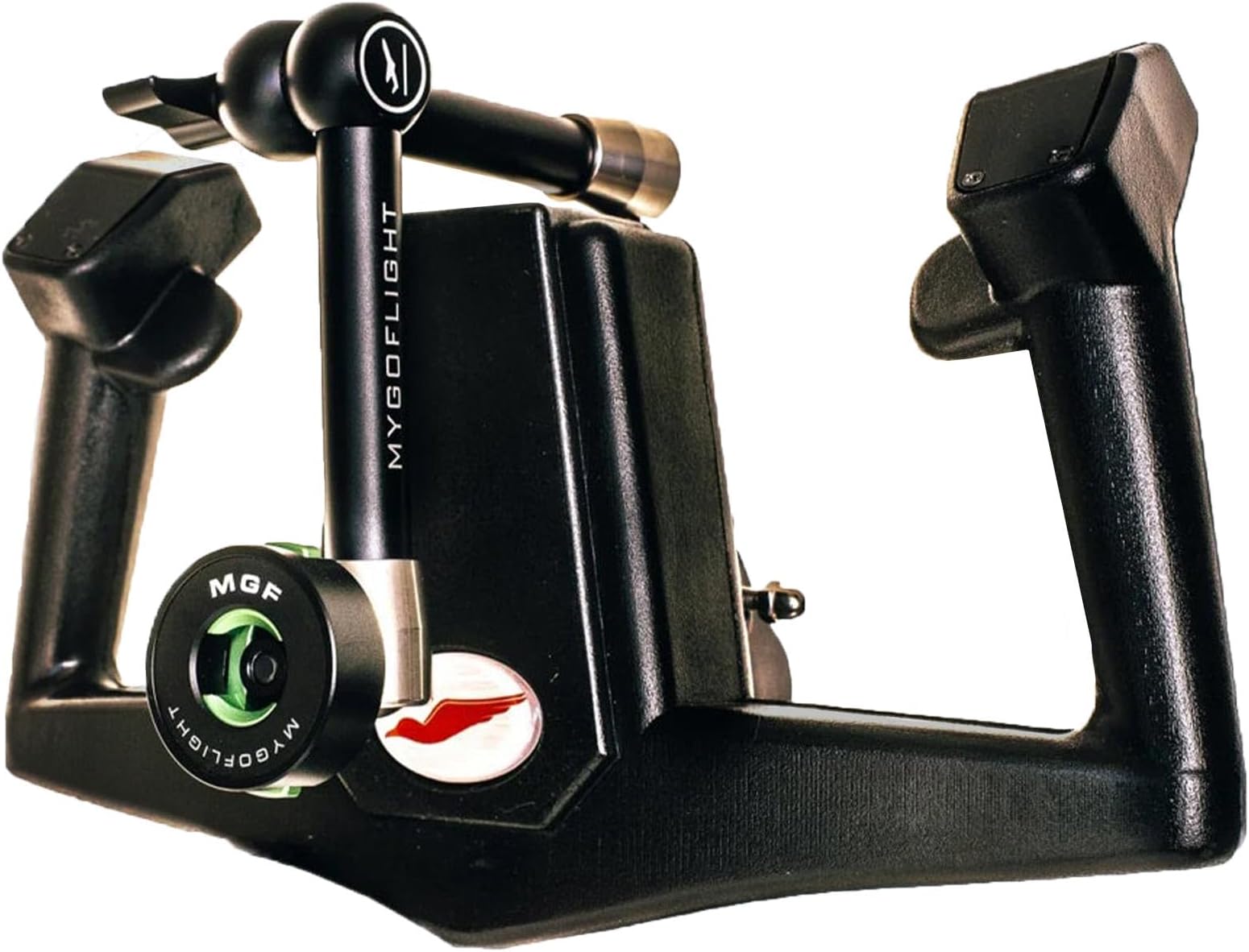 Flex Yoke Articulated Arm Sport Mount โ Universal Tablet Phone Camera GPS ELD for Airplane Helicopter Car RV Truck and Boat Windshield Window and Dash Mounting