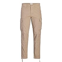 Jack & Jones Jpstace Jjtucker AMA Noos – Pantaloni Cargo da Uomo, Duna, 29W x 32L