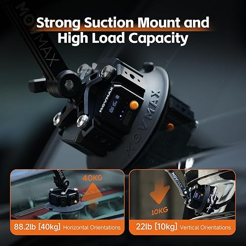 Miniatura 5 de MOVMAX - Ventosa electrónica solar de 4.5 pulgadas, compatible con brazo de cuchilla y brazo de afeitar para cámara de bolsillo 3cámara de
