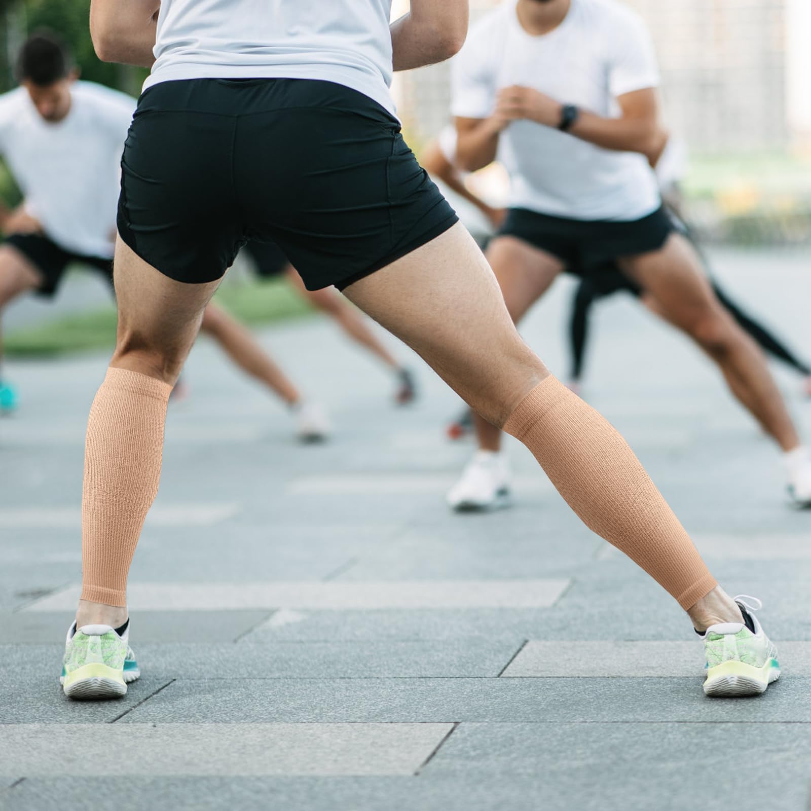 2 pares de medias de compresión para hombre y mujer, 20-30 mmHg, clase 2, medias de compresión médica, soporte graduado, medias de trombosis
