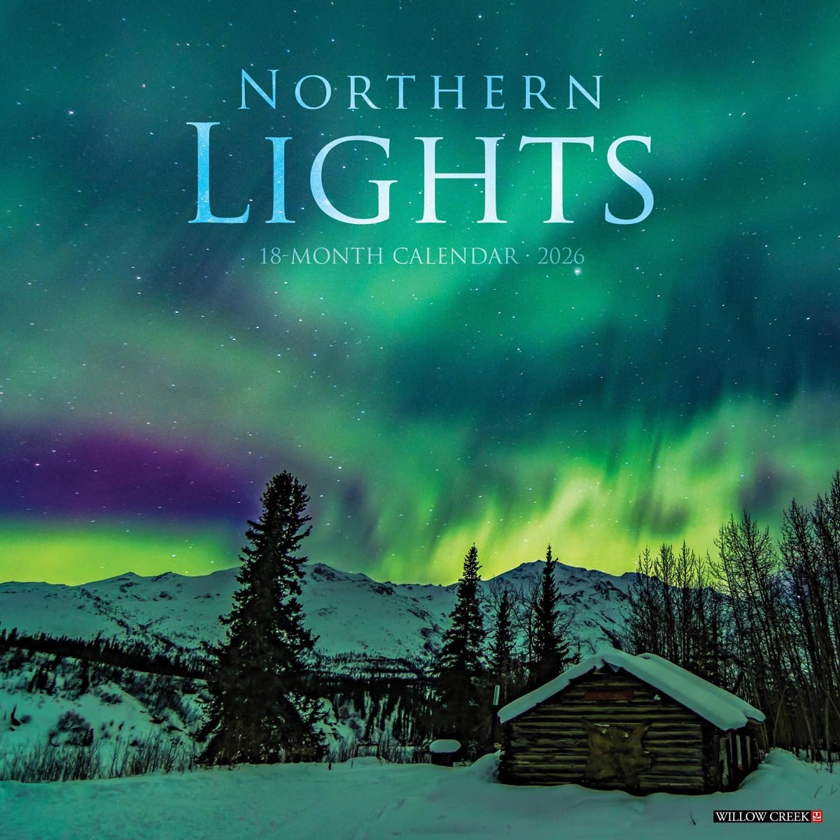 Northern Lights 2026 12 X 12 Wall Calendar