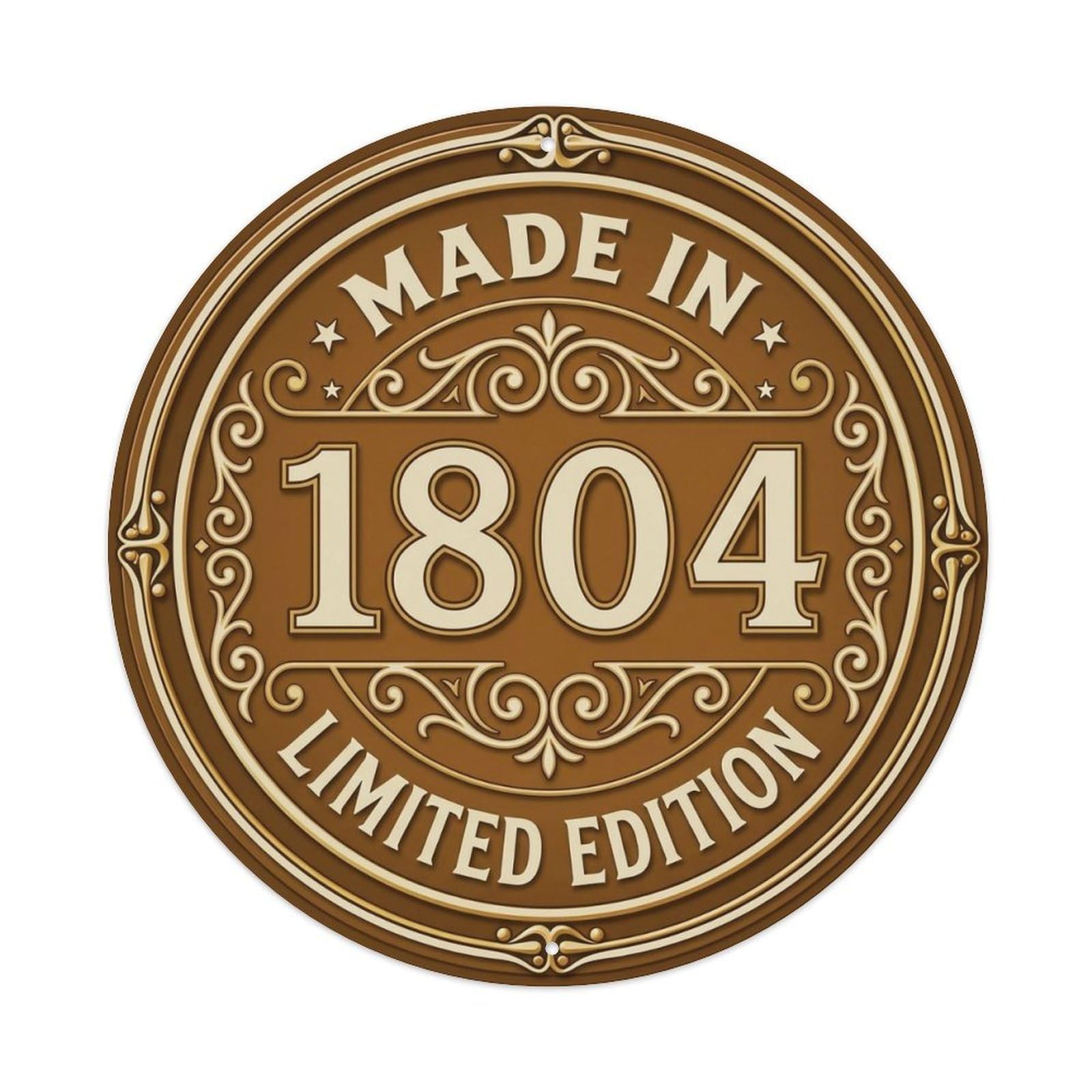Okahys 8X8inch(20X20cm) Made In 1804 Limited Edition Metal Tin Sign