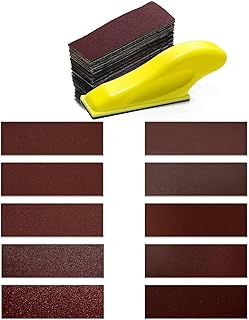 BIGTHREE 100 Pieces Small Sanding Paper