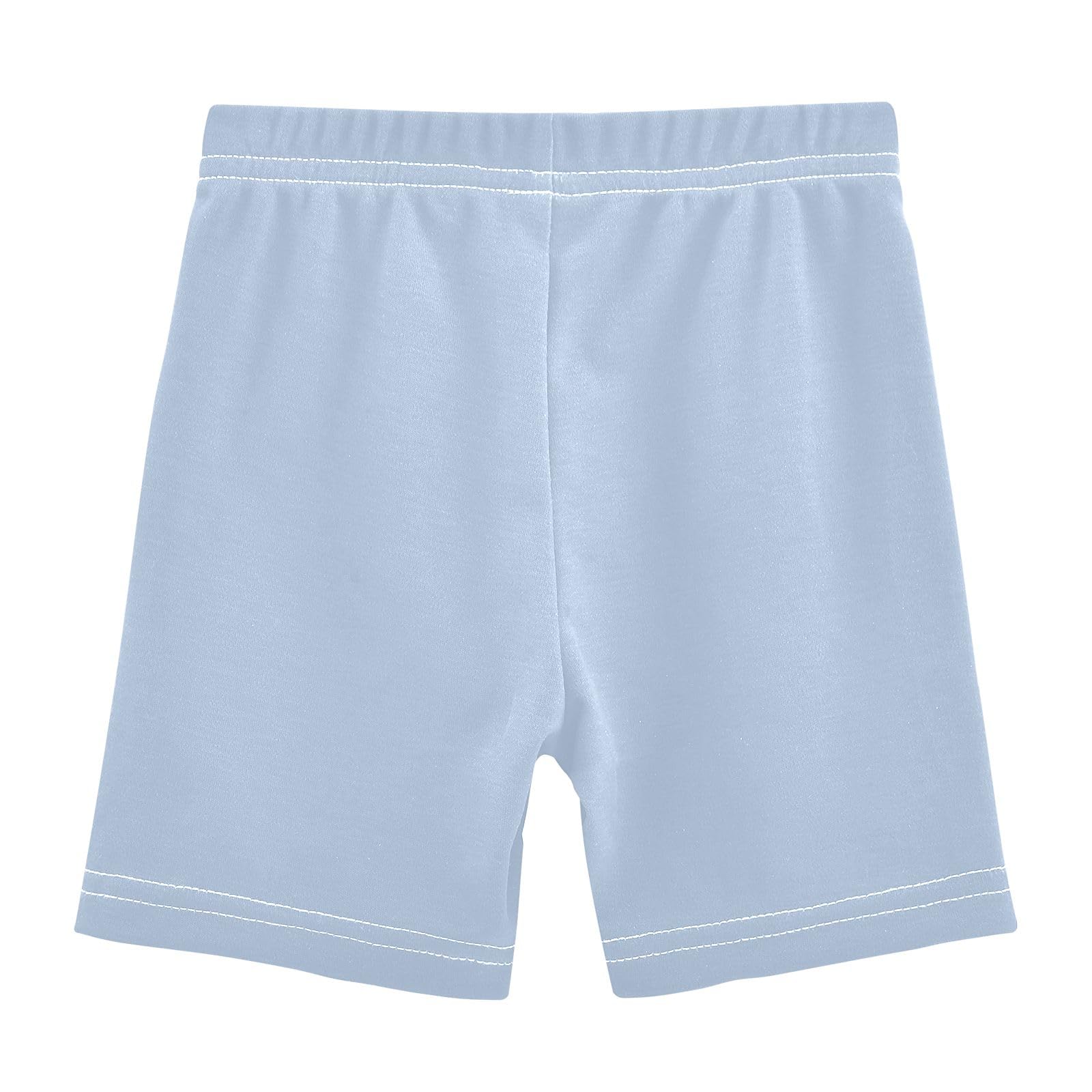 CHIFIGNO Light Steel Blue Cartwheel Shorts for Girls Bike Shorts Breathable Under Dress Dance Short 5T