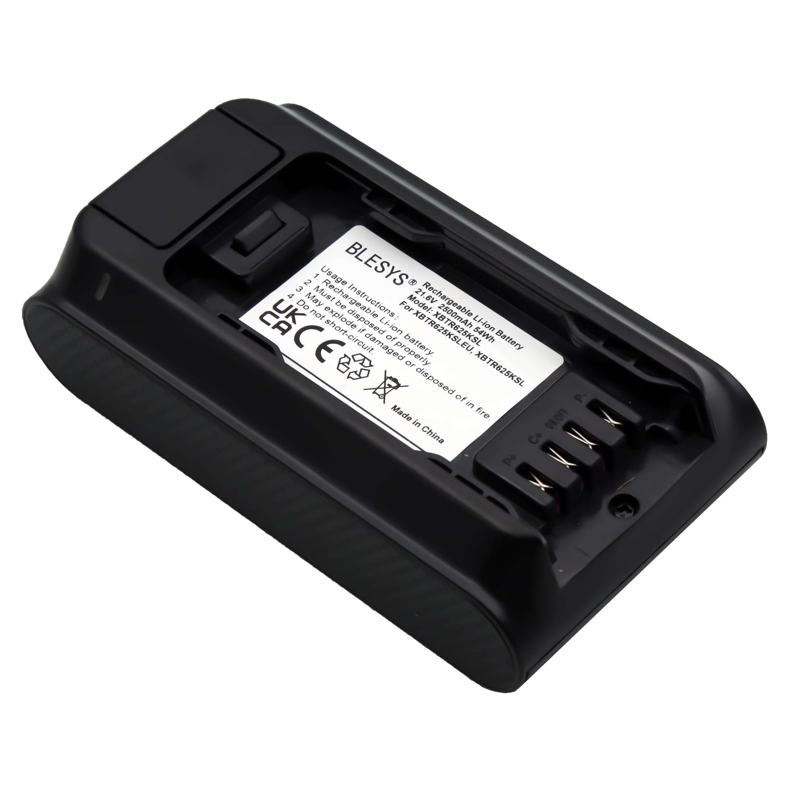 BLESYS 21,6 V XBTR625KSLEU Batterie pour Shark Detect Pro IW3511, IW3611EU et IW3615, Batterie de Remplacement Compatible avec Aspirateurs sans Fil Shark