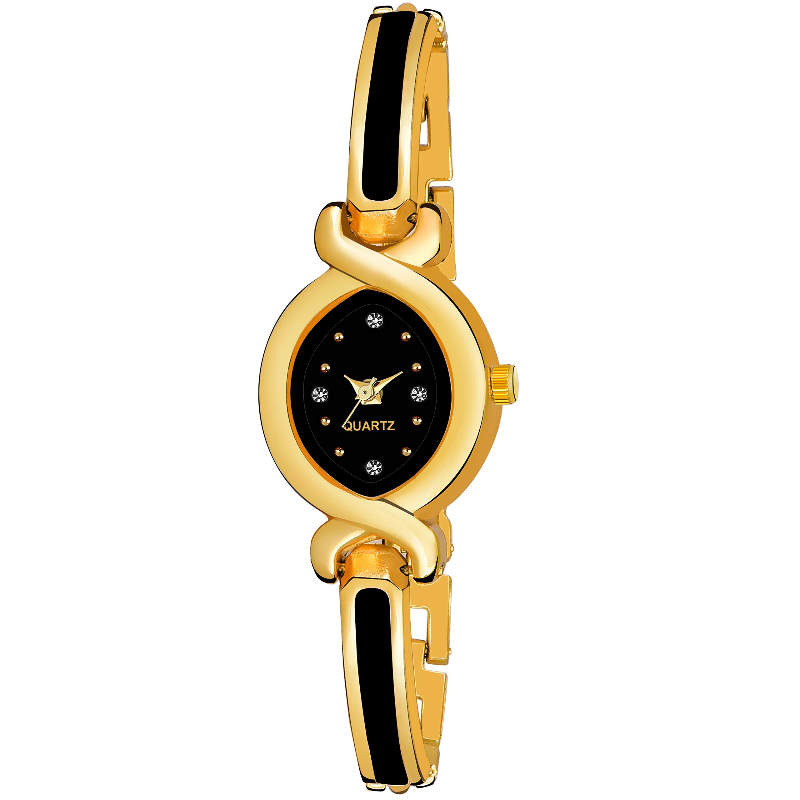 Niyati Nx Black Dial Golden Bangle Watch Analog Watch - for Girls (B08372FHZZ) Amazon Price History, Amazon Price Tracker
