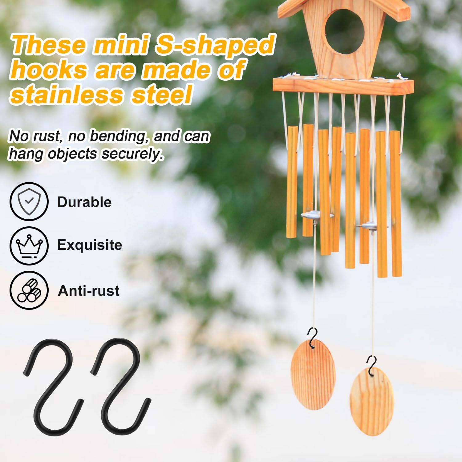 Sratte Mini Gancho En S De Navidad De 1 Pulgada, Ganchos De Metal