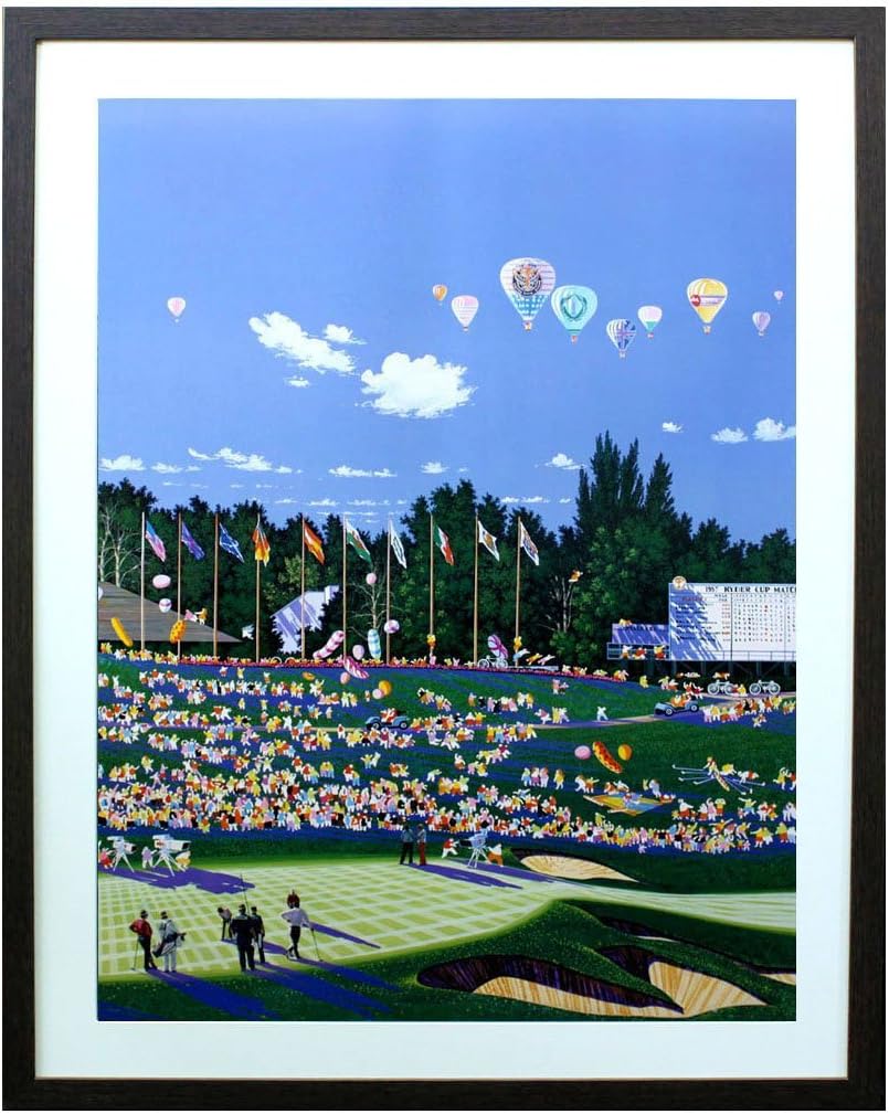 アートショップ フォームス ヒロ ヤマガタ「ライダーカップ」アートポスター展示用フック付き