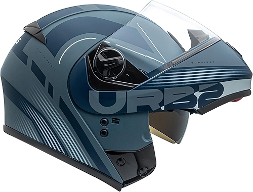 Capacete Robocop Aberto Peels U-RB2 Club Cinza Moto Óculos