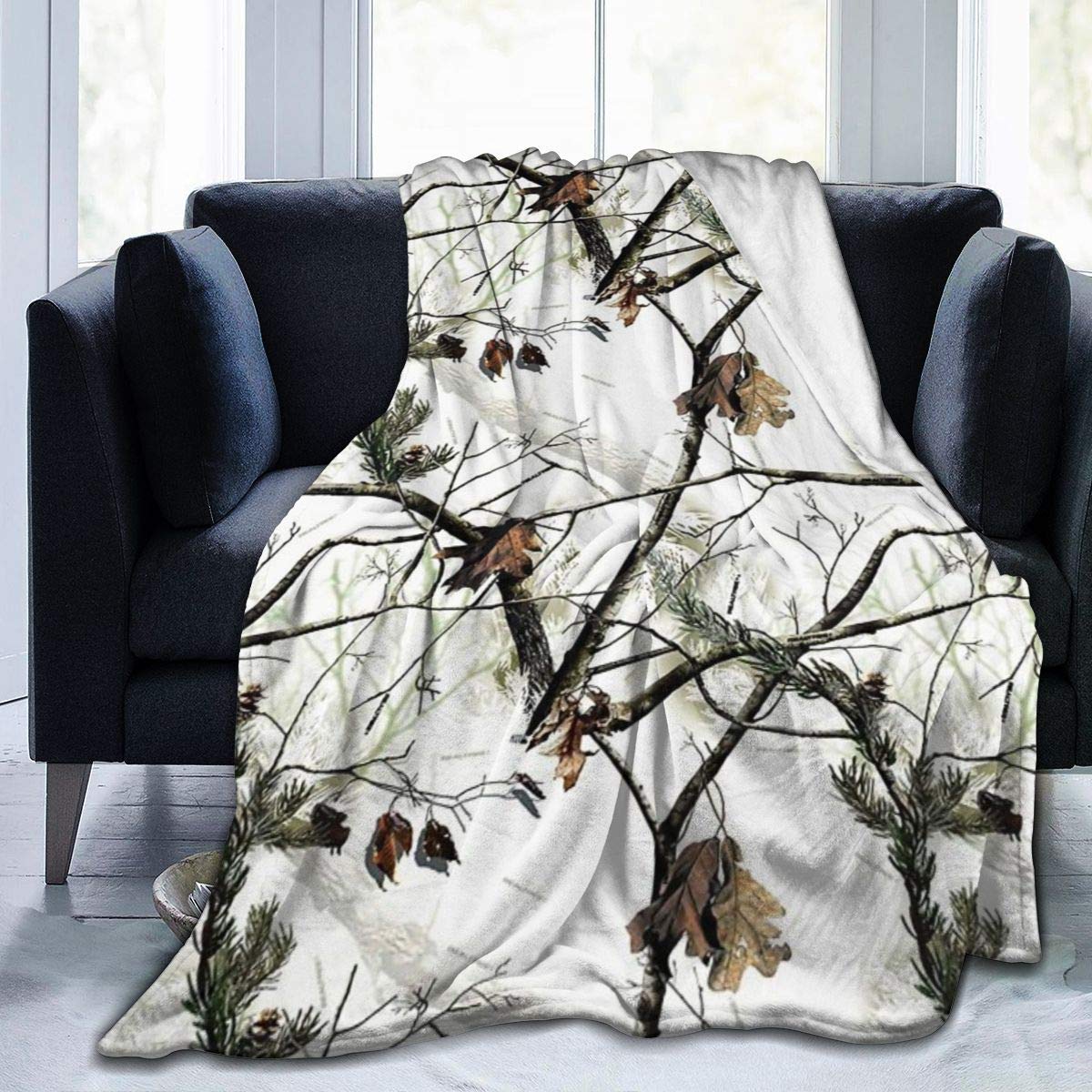 Realtree Camo Sherpa Throw Blanket 60" X 80" atelieryuwa.ciao.jp