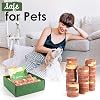 ecoKiwi Moth Repellent for Wardrobes Cedar Rings - 55 Pack - 100% Natural Cedar Balls - Anti Moth Products - Cedarwood Oil Moth Repellent for Rooms & Clothes - Moth Balls for Wardrobe with Sandpaper