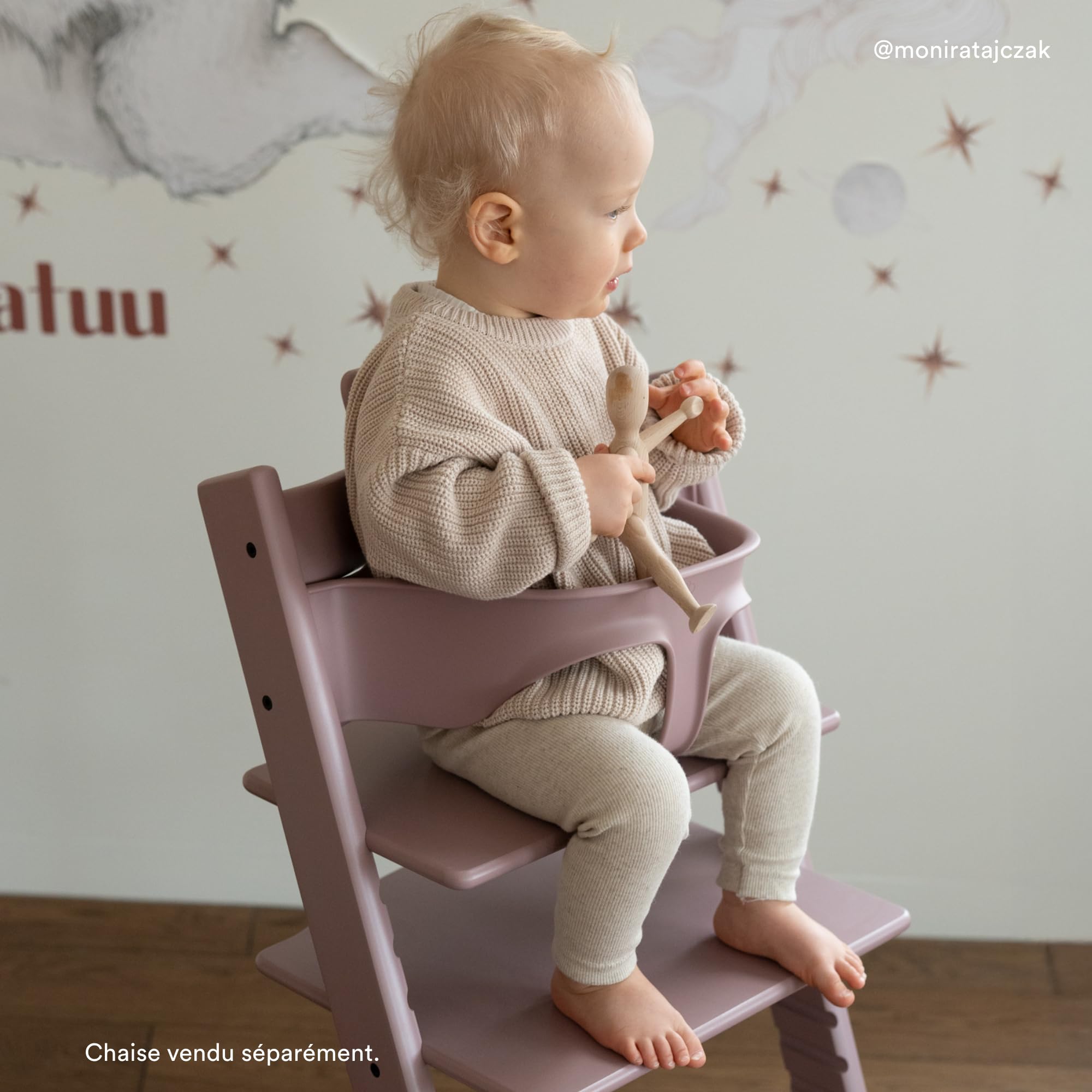 Baby Set 2 pour chaise Tripp Trapp Heather mauve - Stokke