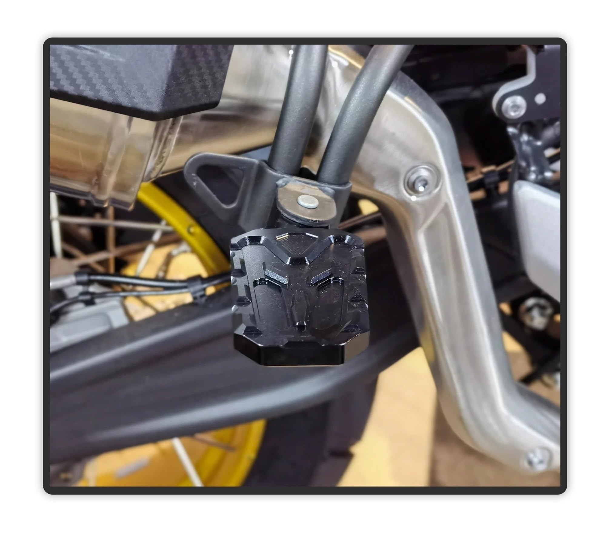 Pasajero Estriberas Moto para VOGE para DS525X DS 525X DSX525 525 DSX Accesorios Motocicleta Extensión Delantero Trasero Asiento Antideslizante Pedal Freno Reposapiés(3)