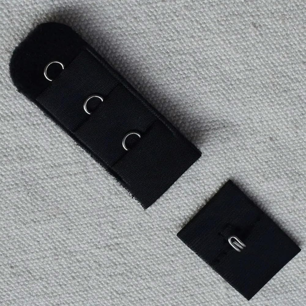 LIUXIN 1-Hooks 20mm Wide,Bra Hook and Eye Bra Strap Sew-in Fasteners,Bra hook and eye extender bra buckle