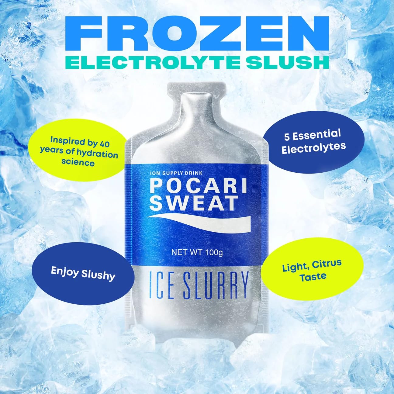 Amazon.com : Pocari Sweat Ice Slurry Frozen Electrolyte Slush