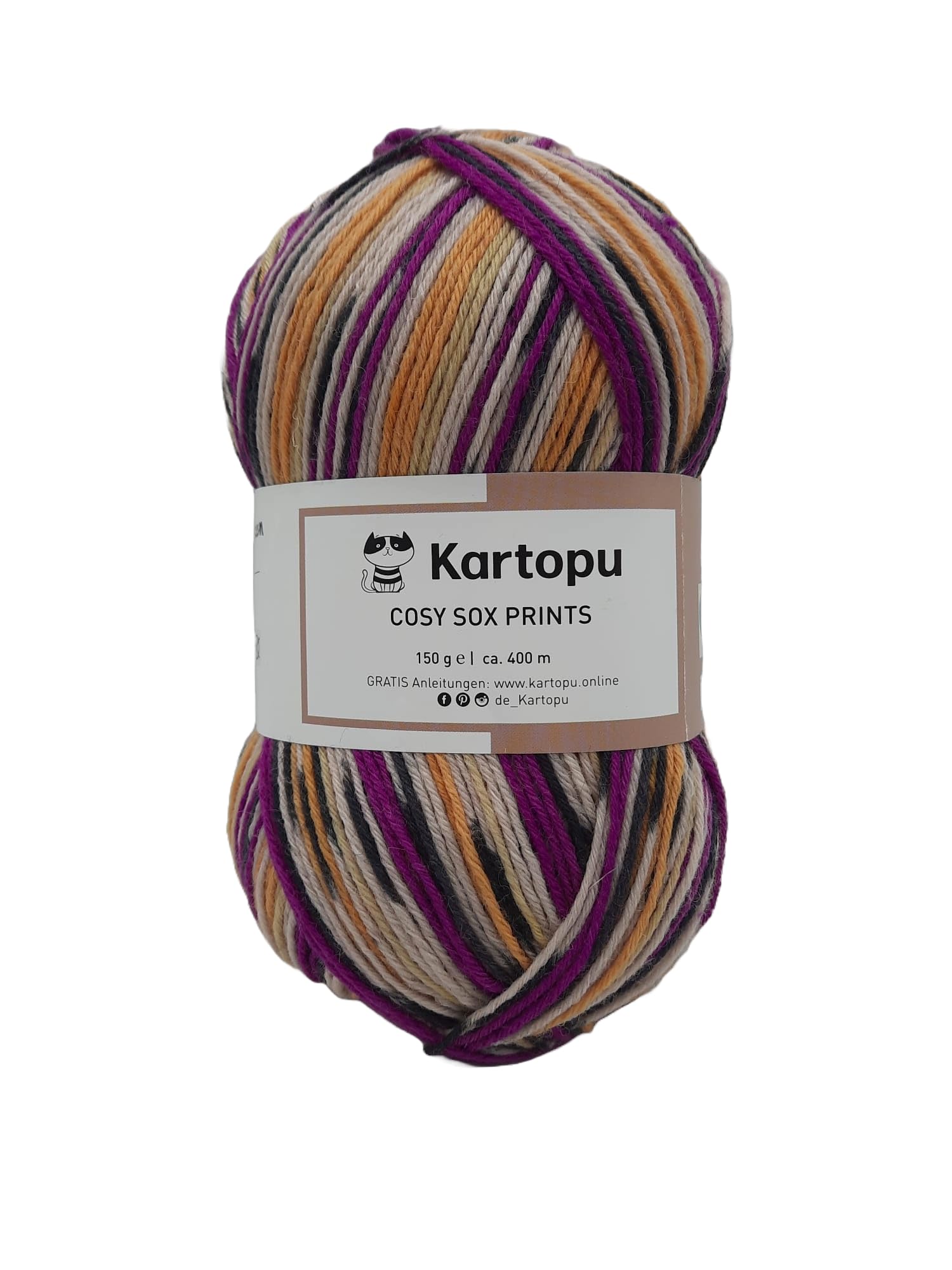 Sockenwolle Strumpfwolle 6fädig Sockenwolle Set 4x150gr, Colorfarben