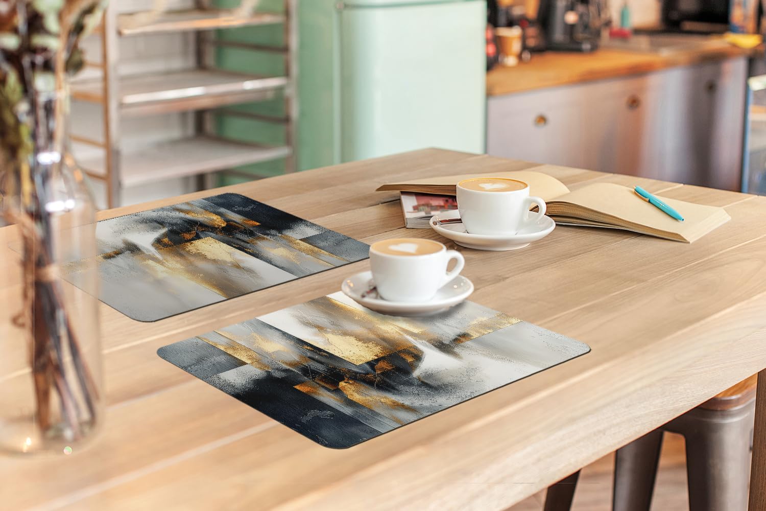 Set Di Tovagliette Colazione Lavabili 6 Pezzi 45x30 Cm Tovaglietta