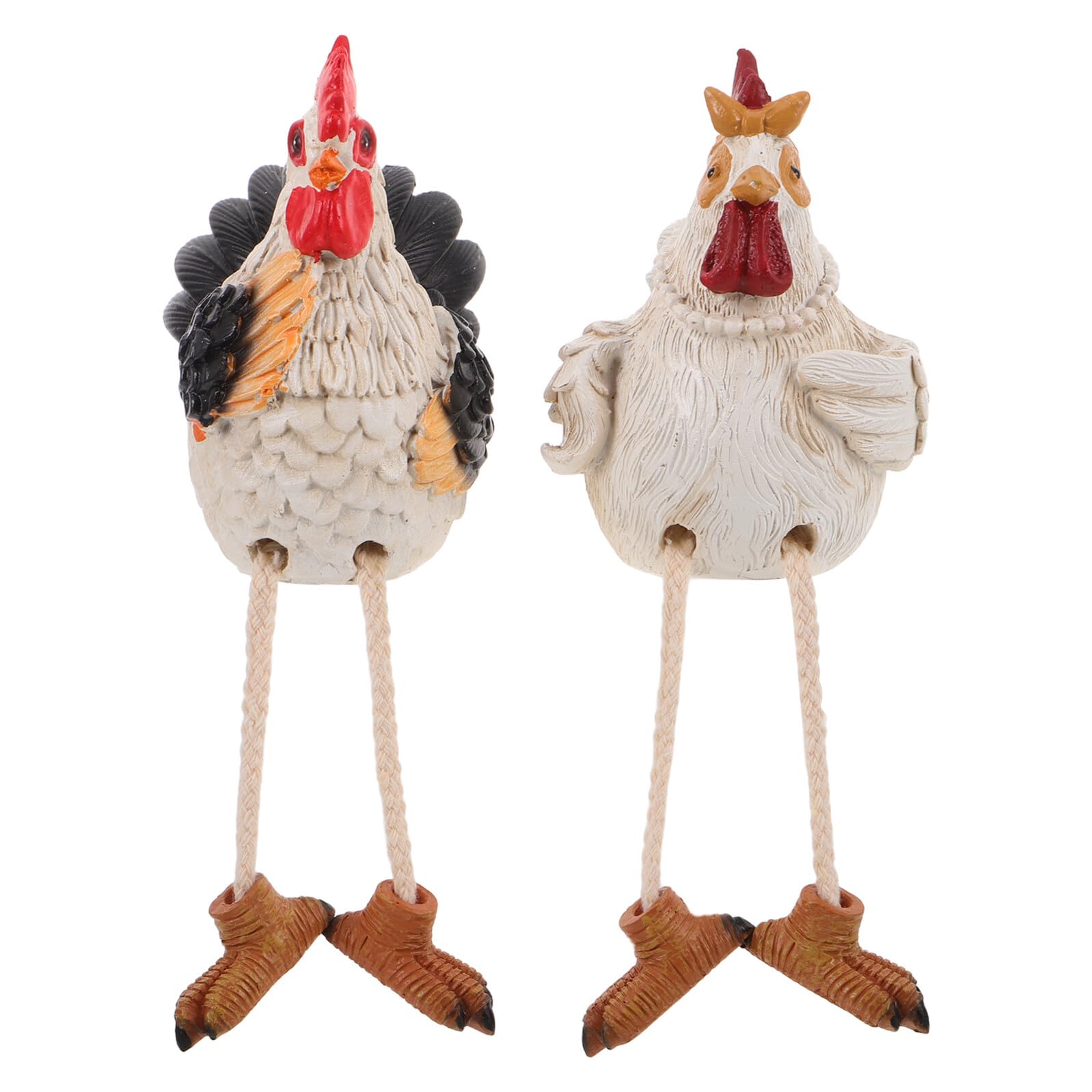 Sculpture de Poule Assise en Résine pour Cuisine Campagnarde et Ornement de Jardin