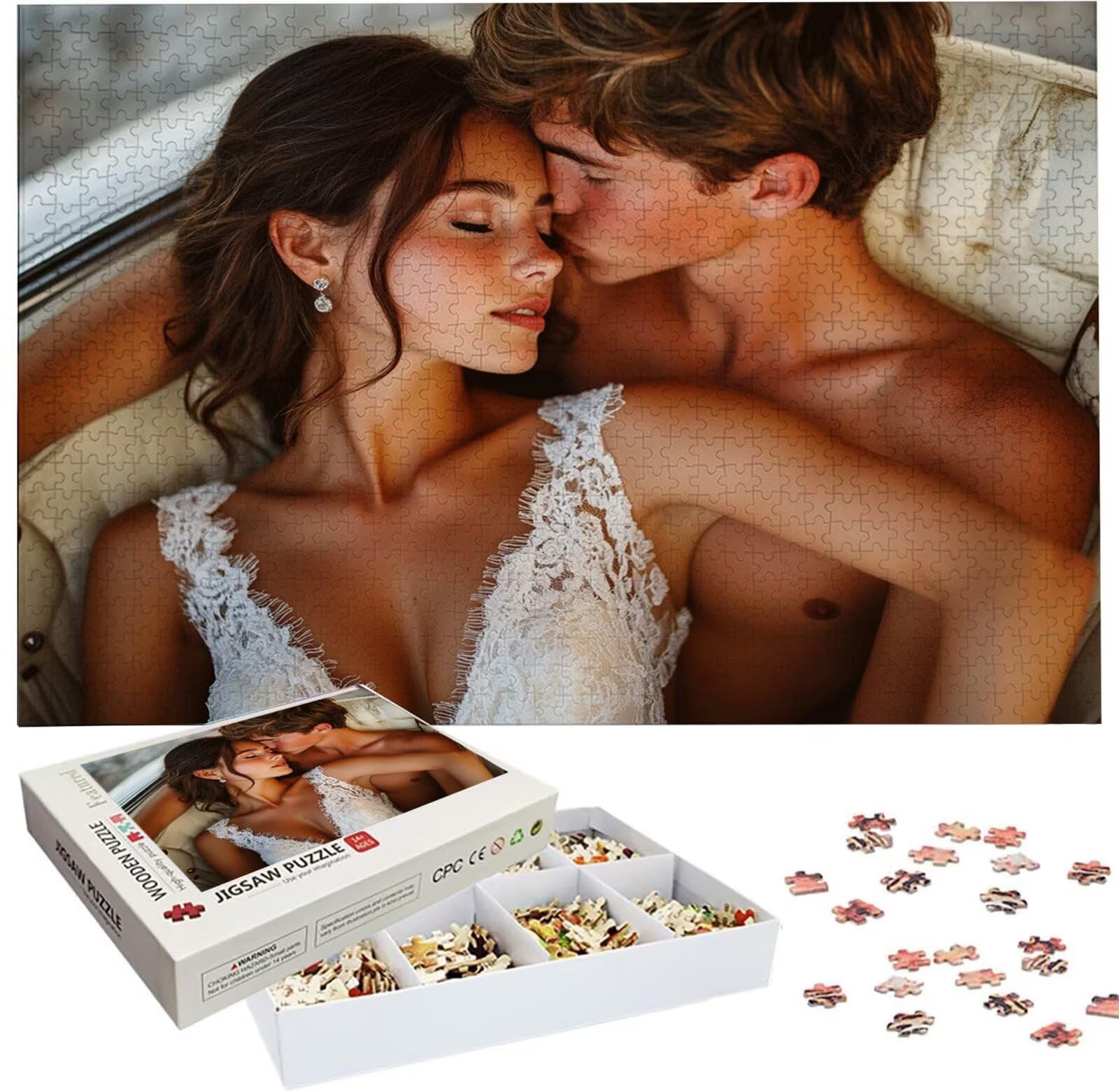 Puzzle Personalizzato con Foto e Testo 5000 Pezzi - Stampa in HD, W-4212