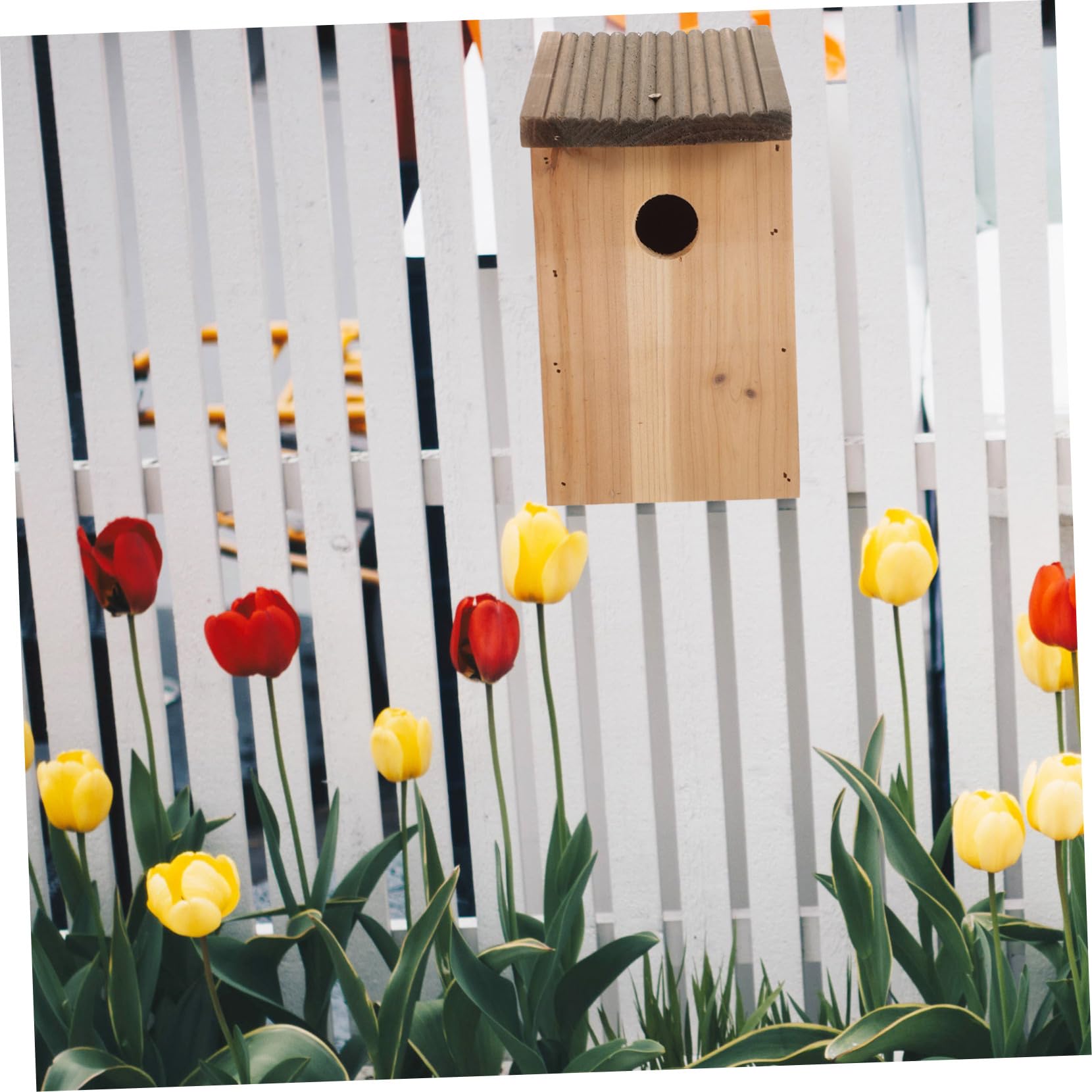 BESPORTBLE Caja Casa Canaria Casa para Pájaros Hecha a Mano Casa Nido para Periquitos Casa Nido De Pájaros Casita para Pájaros Casas De Pájaros Colgantes para Exterior De Madera Juguete Loro