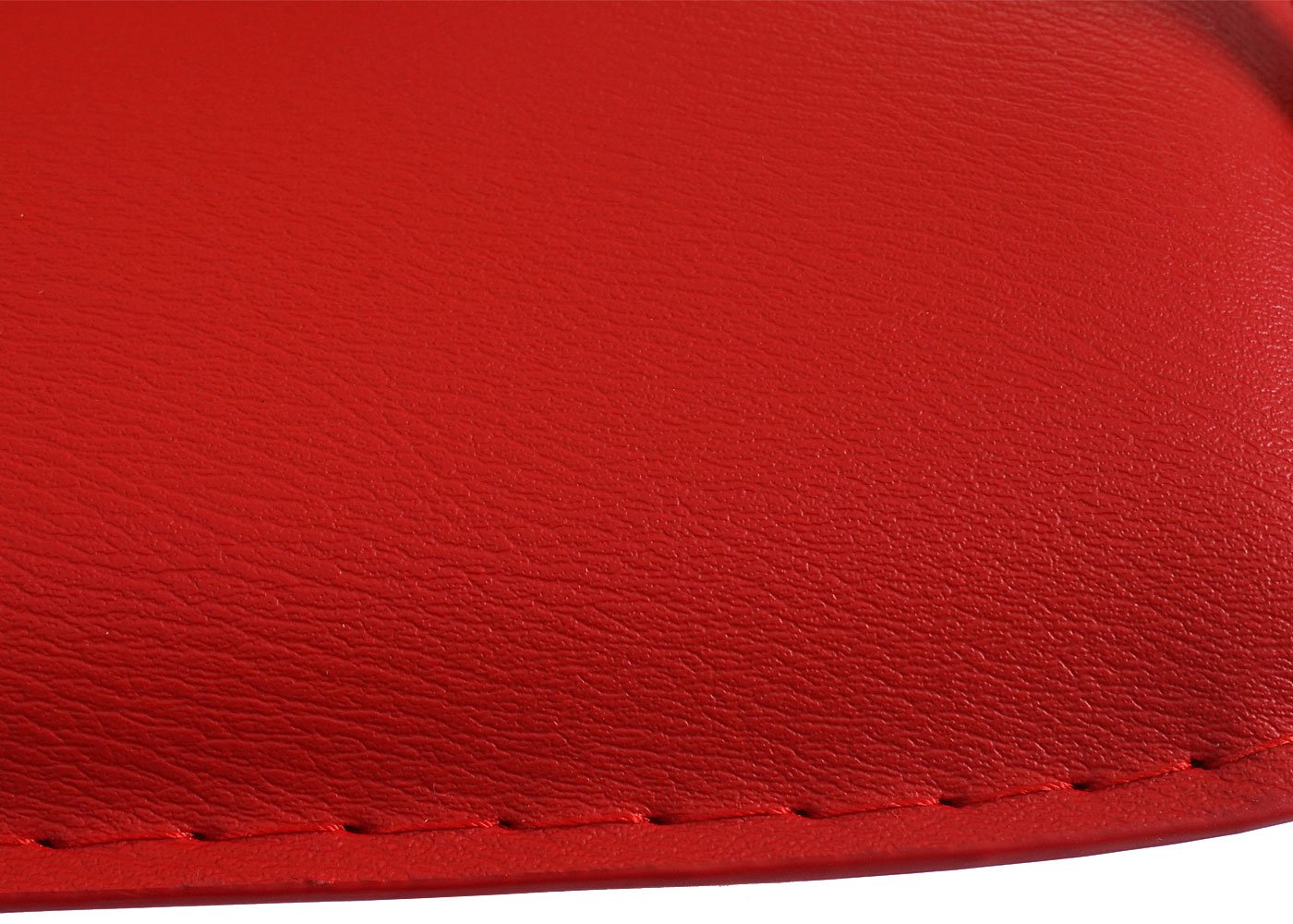 Mendler Set 2X sedie Ufficio Sala Attesa Studio a Slitta Samara Acciaio 56x56x93cm - Rosso
