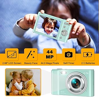 デジタルカメラ　コンパクト Amazon | デジタルカメラDigital Camera 44 Mega Pixels Small