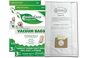 Kenmore and Panasonic Vacuum Cleaner Dust Bags