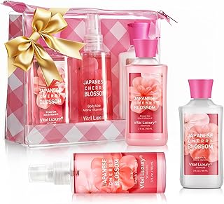 Set de regalo de spa de flores de cerezo japo...