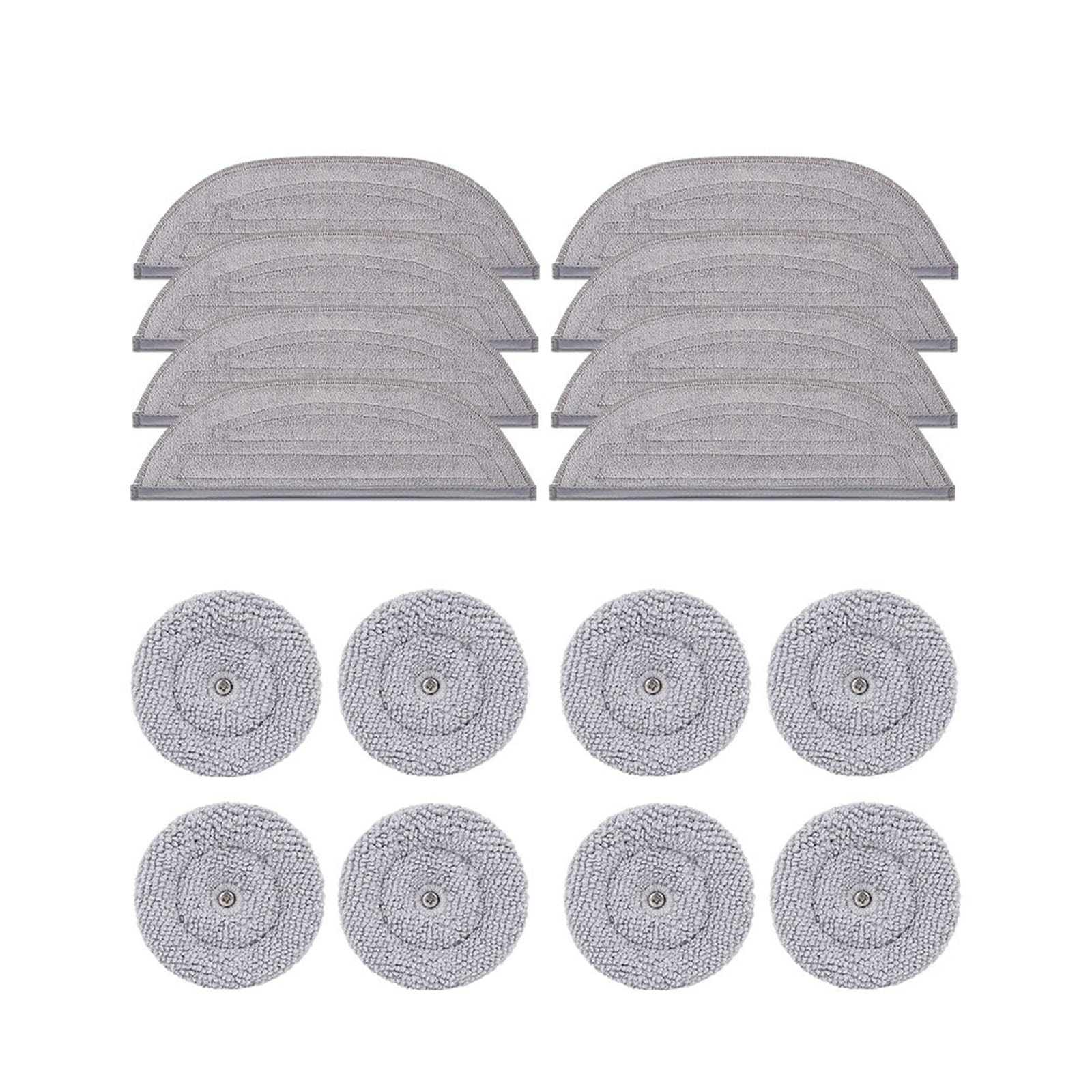 HIZON Mop Cloth ，Compatible For Roborock， S8 MaxV Ultra S8 Max Ultra G20S Shock Mop Cloth Round Rag Robot Vacuum Cleaner Accessories(D)