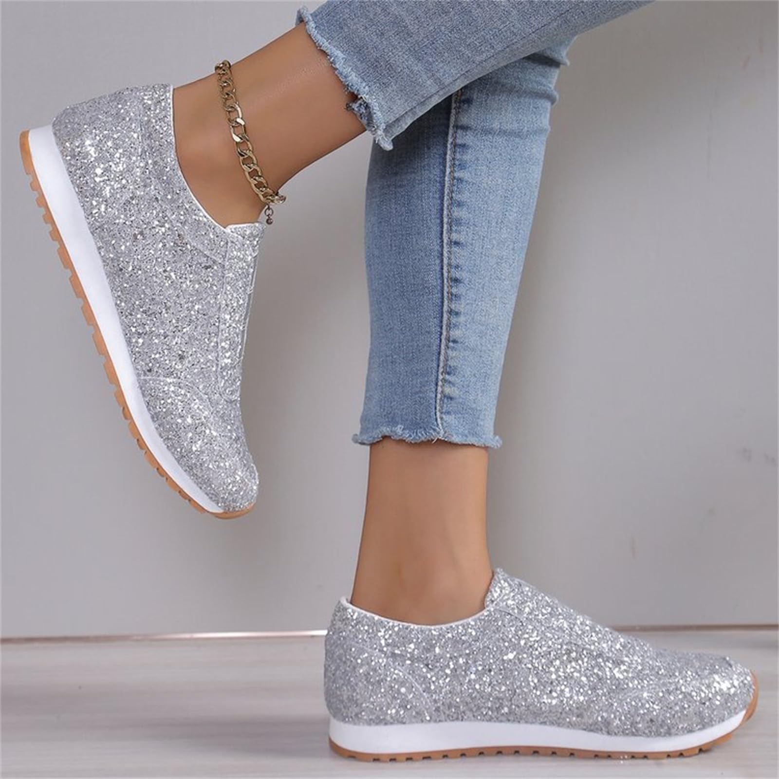 Scarpe Ginnastica Donna Traspiranti Sneakers Donna Eleganti Comode | Scarpe Ginnastica in Tomaia Maglia per Passeggiata Invernale Sneakers Ragazza Leggerezza Assoluta Tessuto Sintetico