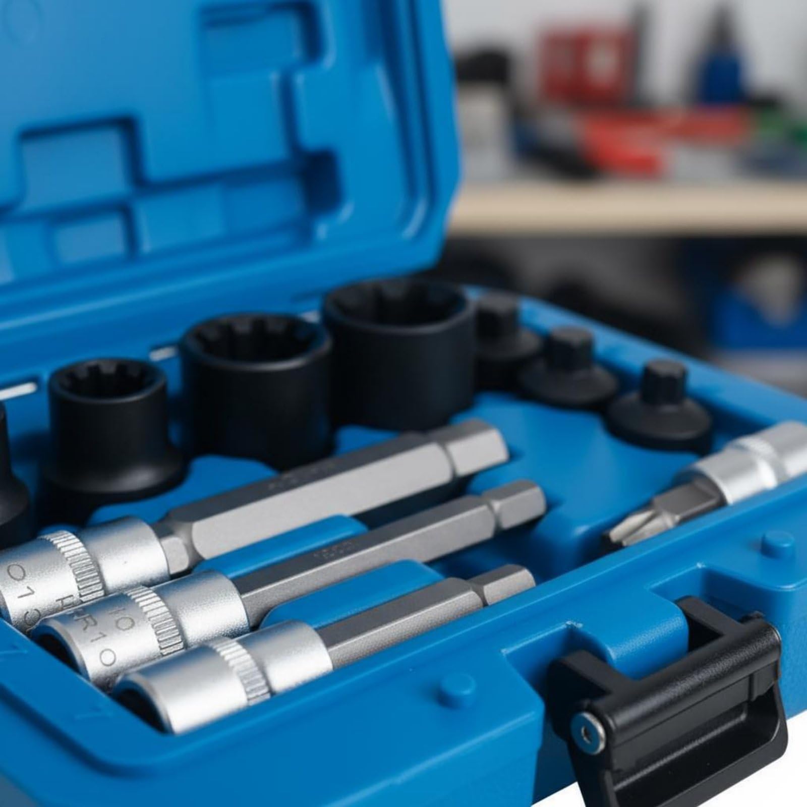 11 Pièces Outil Recul D'étrier Coffret Complet Outil Repousse-Piston d’étrier Compatibilité Large pour Mécaniciens, Bricoleurs, Garage, Atelier