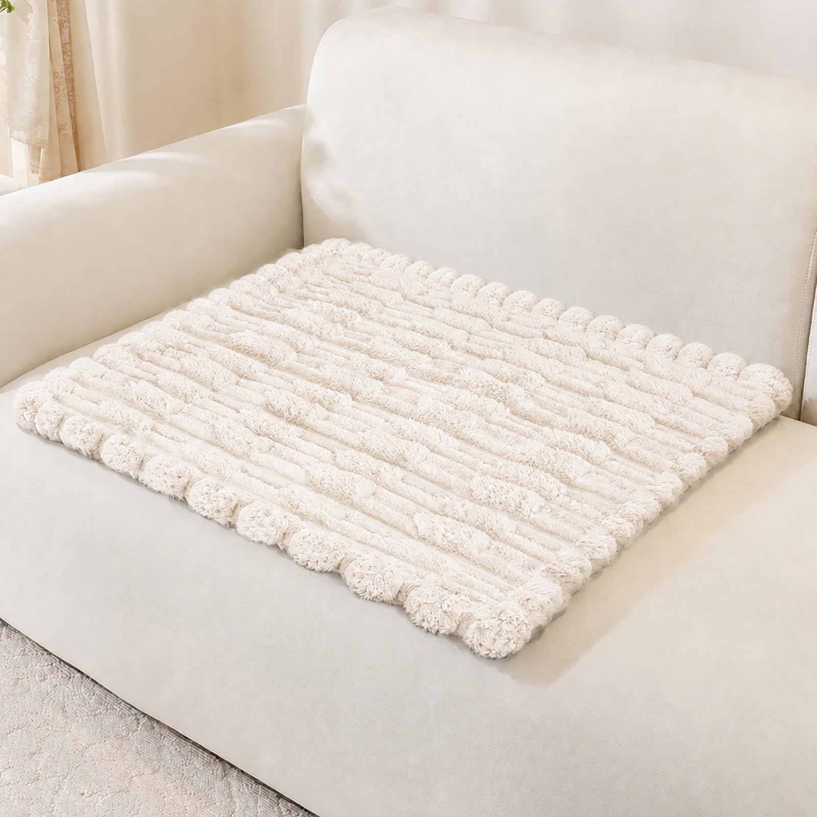 Hiiksolo Waterproof Sofa Cover for Dogs Thick Pet Sofa Protector Non Slip Washable, Couch Cover Furniture Protector for Living Room Light Coffee, 70x70cm