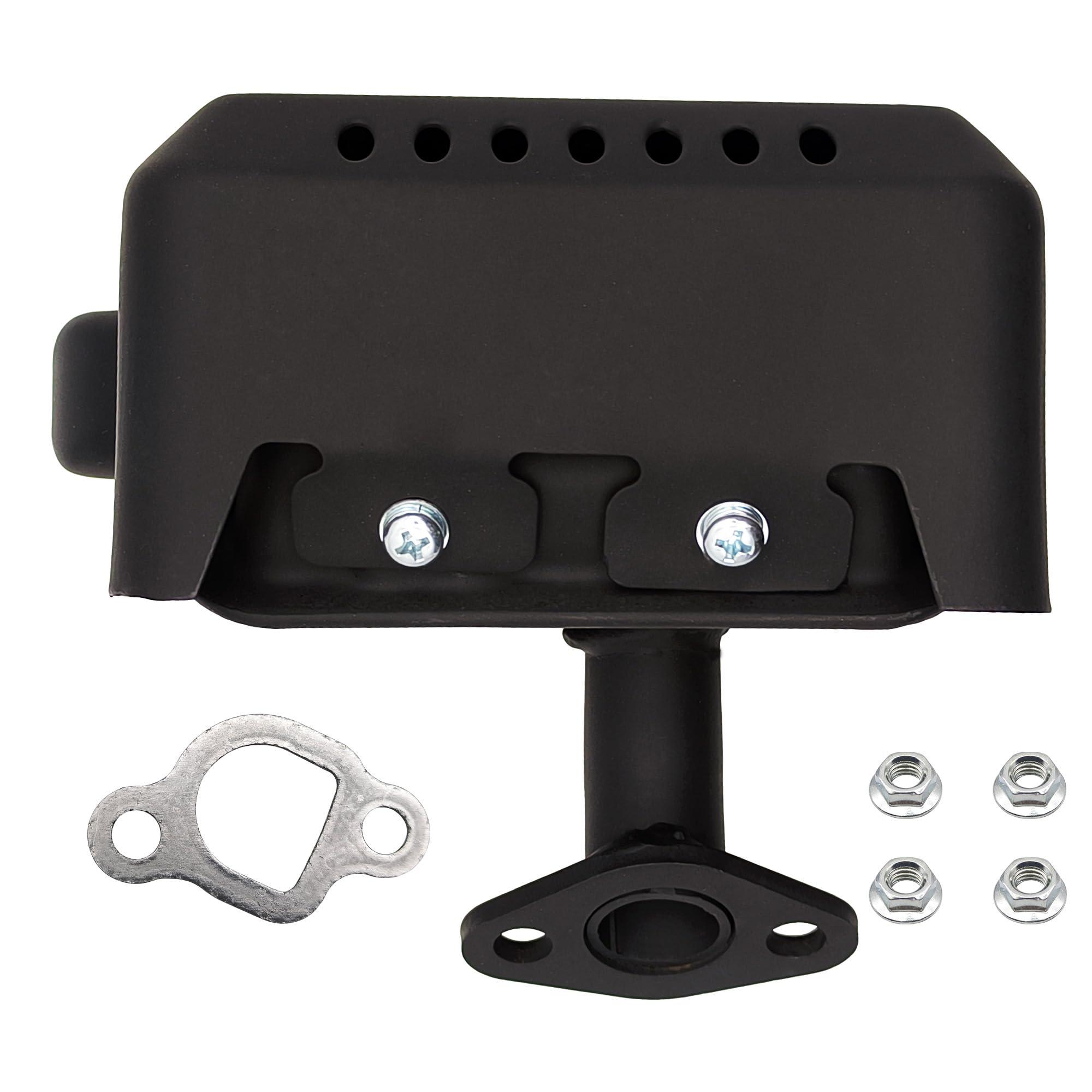 Scarico GX160 gruppo silenziatore per Honda 5,5 CV 6,5 CV GX120 GX140 GX200 18310-ZF1-000 159 cc Predator 196 cc 173 212 cc motore con deflettore di scarico