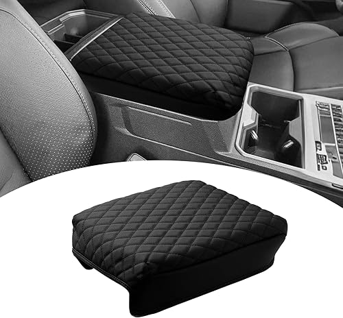 Miniatura 17 de Shademax Funda para Consola Central a Medida para Nissan Pathfinder 2025 2024 2023 2022 2026 Funda de Reposabrazos Cojín de Almohadilla de Cuero PU